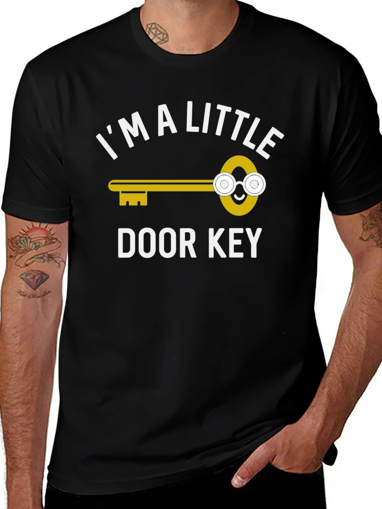 Im A Little Door Key Funny Graphic T-Shirt