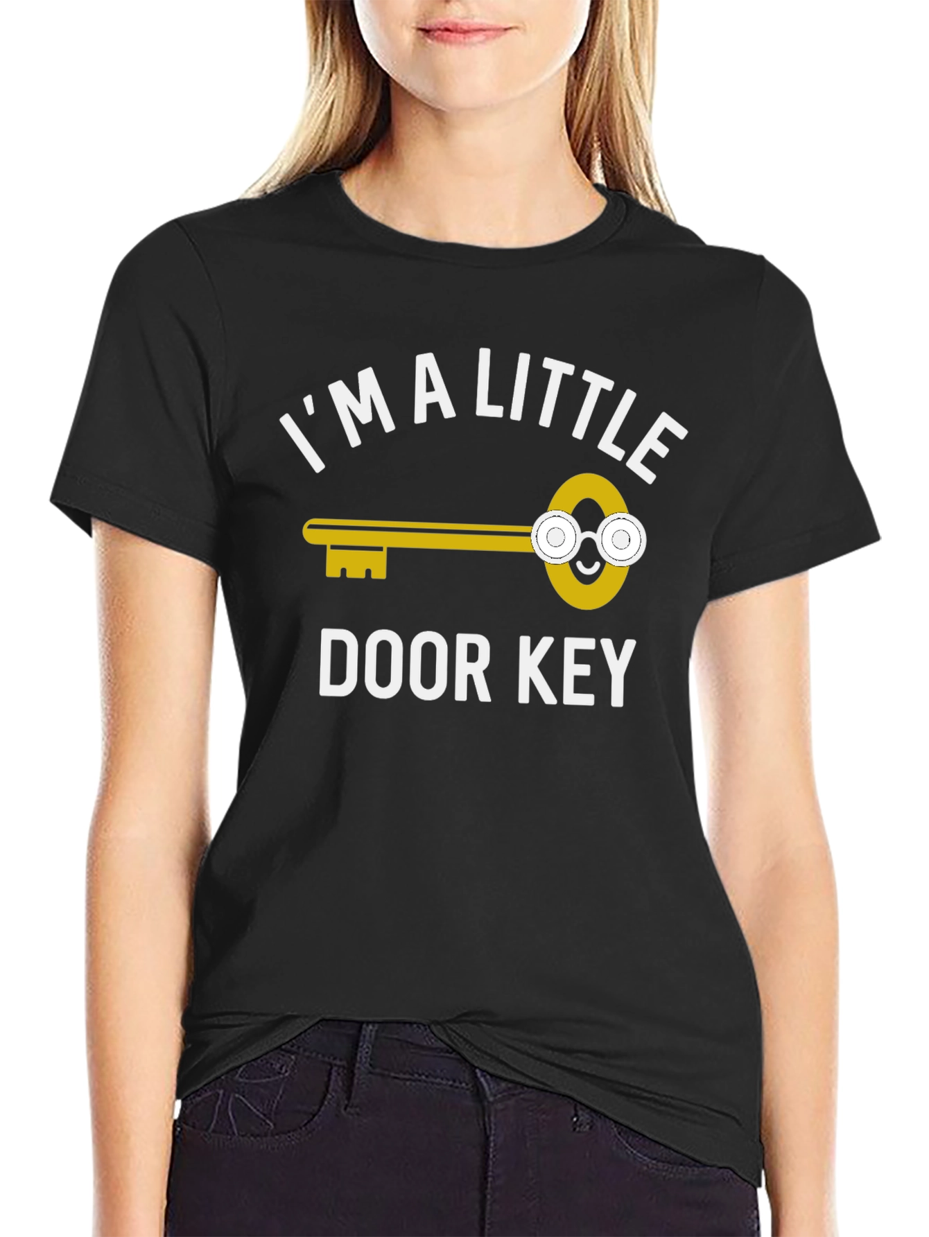 Im A Little Door Key Funny Graphic T-Shirt