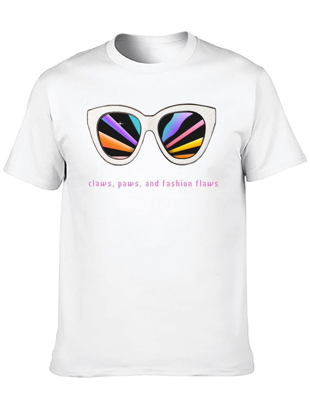 Claws Paws and Fashion Flaws Graphic Tee