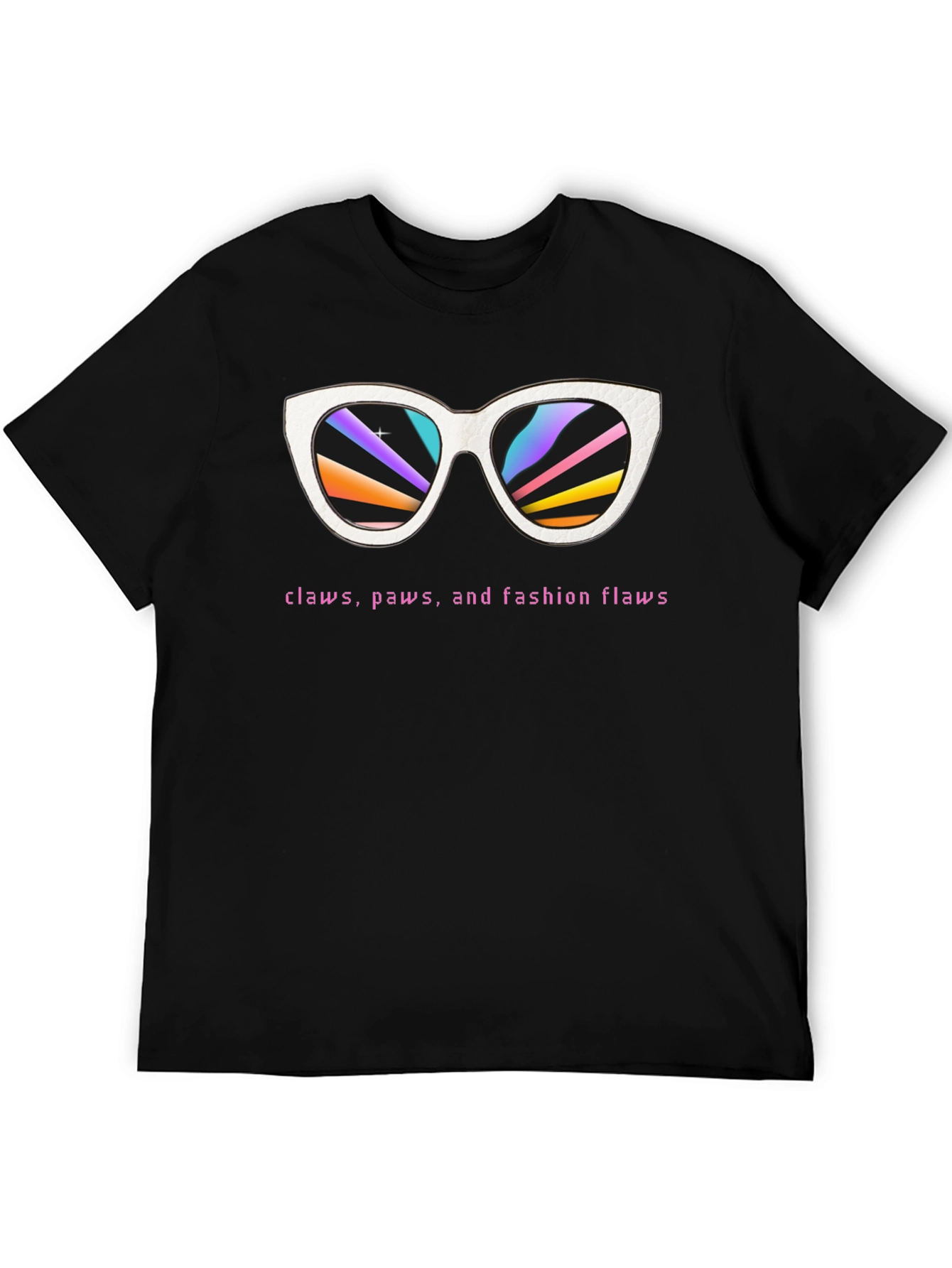 Claws Paws and Fashion Flaws Graphic Tee
