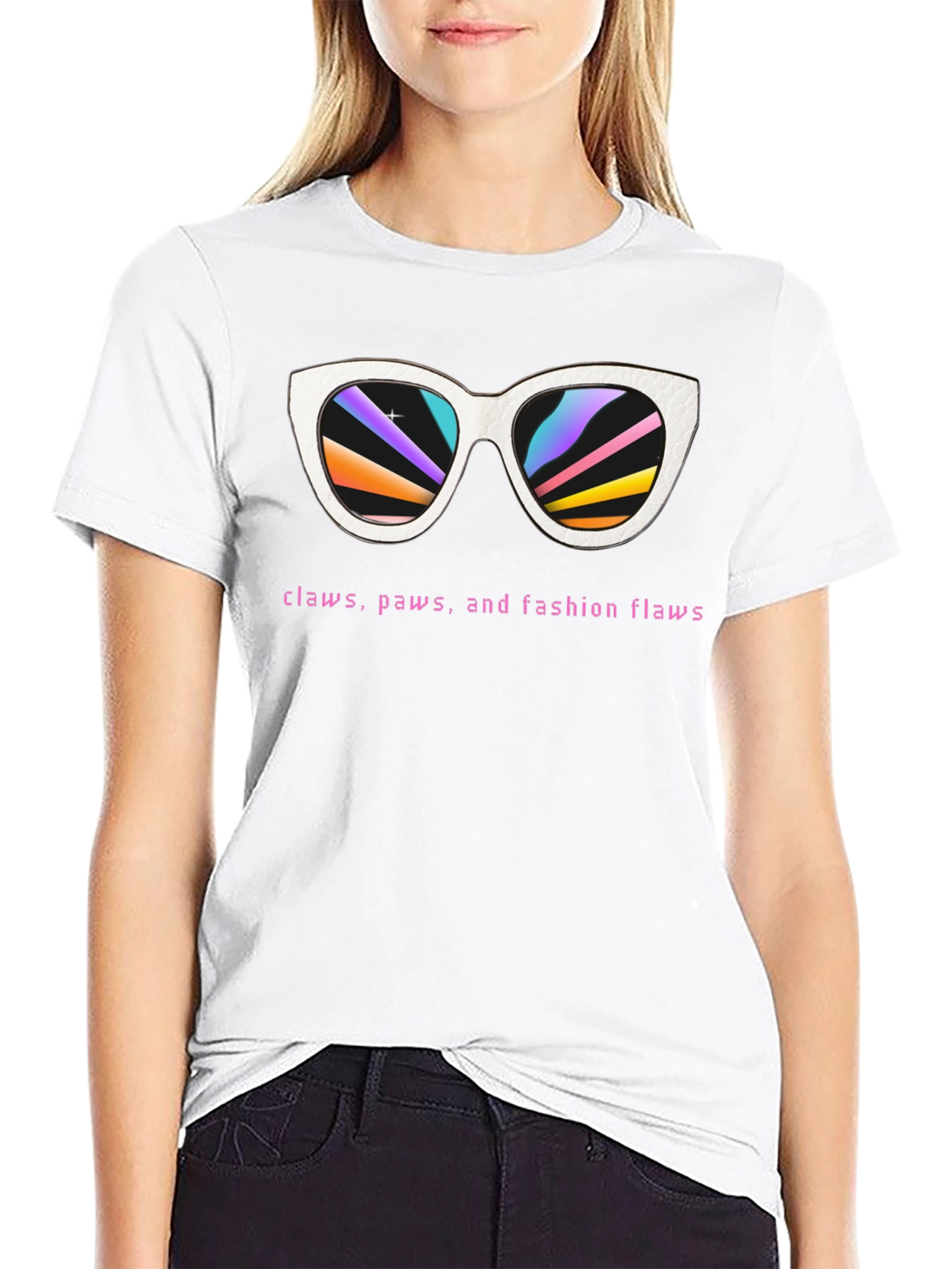 Claws Paws and Fashion Flaws Graphic Tee