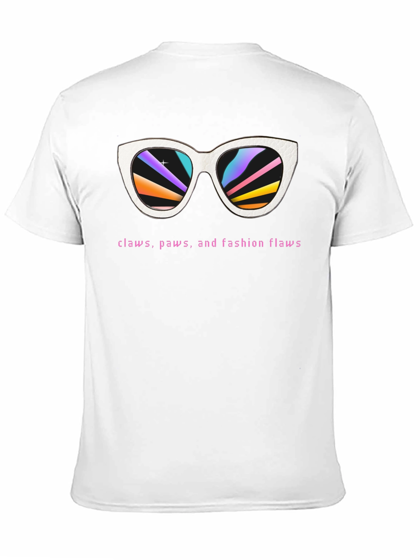 Claws Paws and Fashion Flaws Graphic Tee
