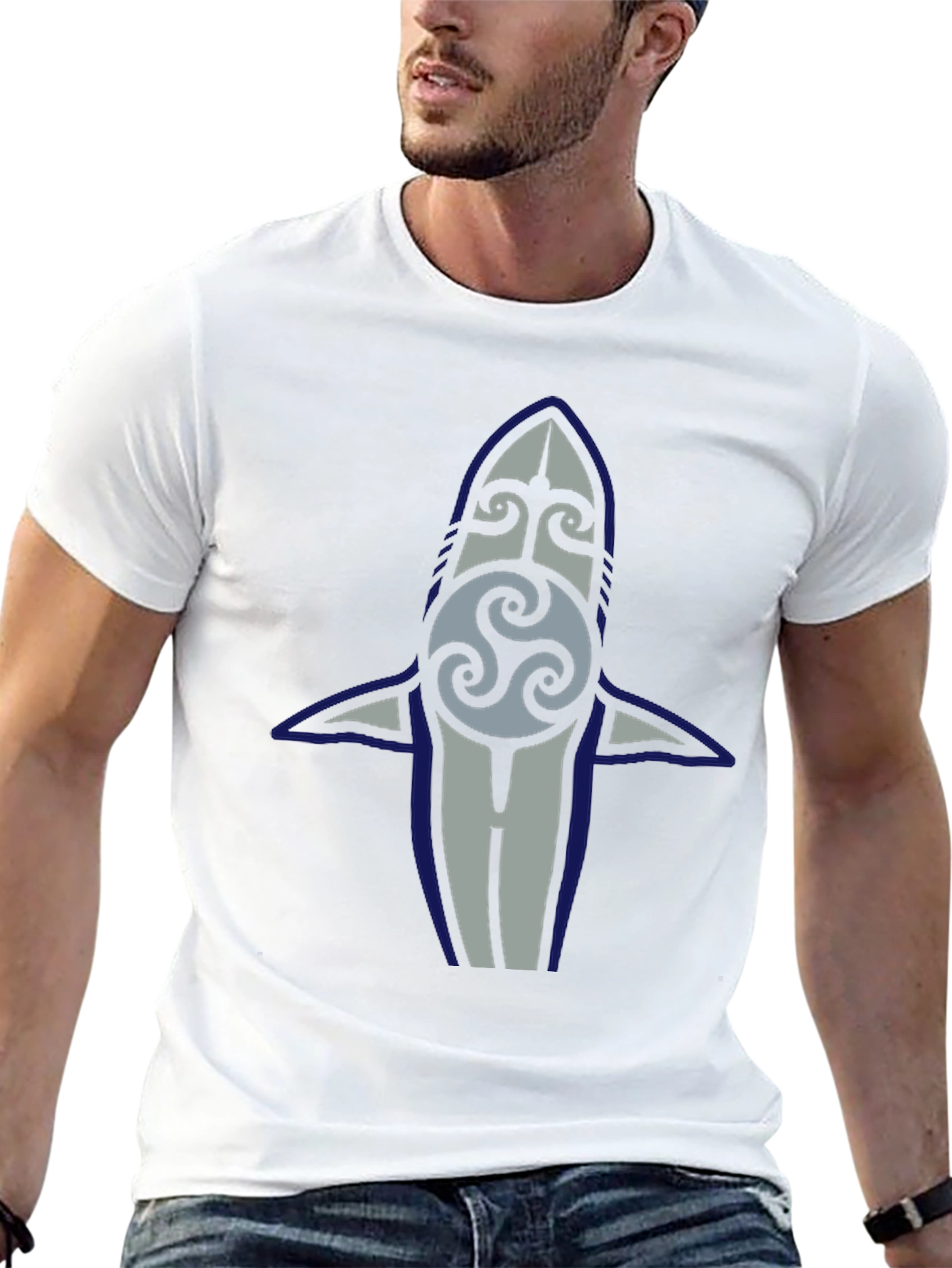 Celtic Shark Graphic T-Shirt