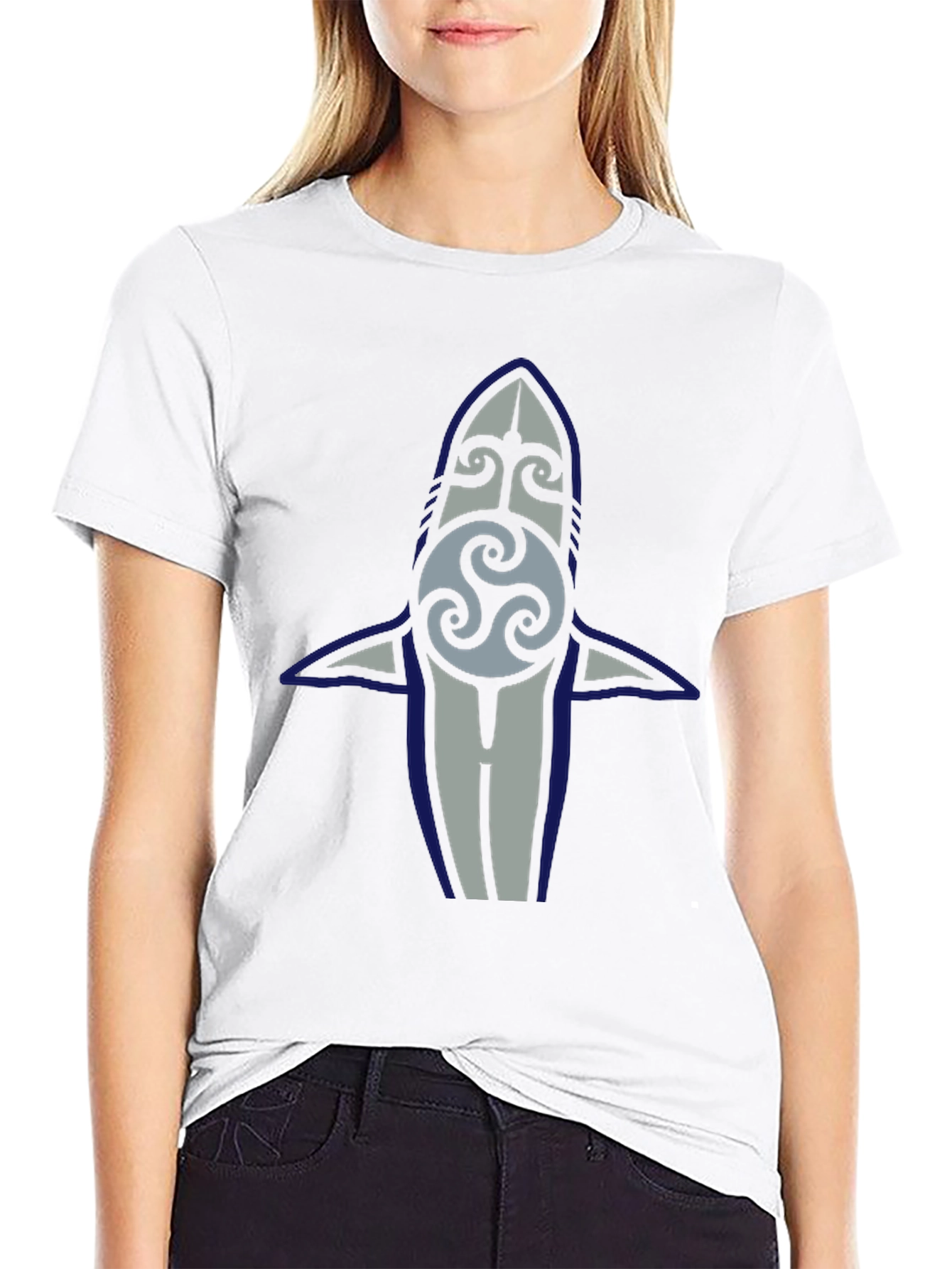 Celtic Shark Graphic T-Shirt
