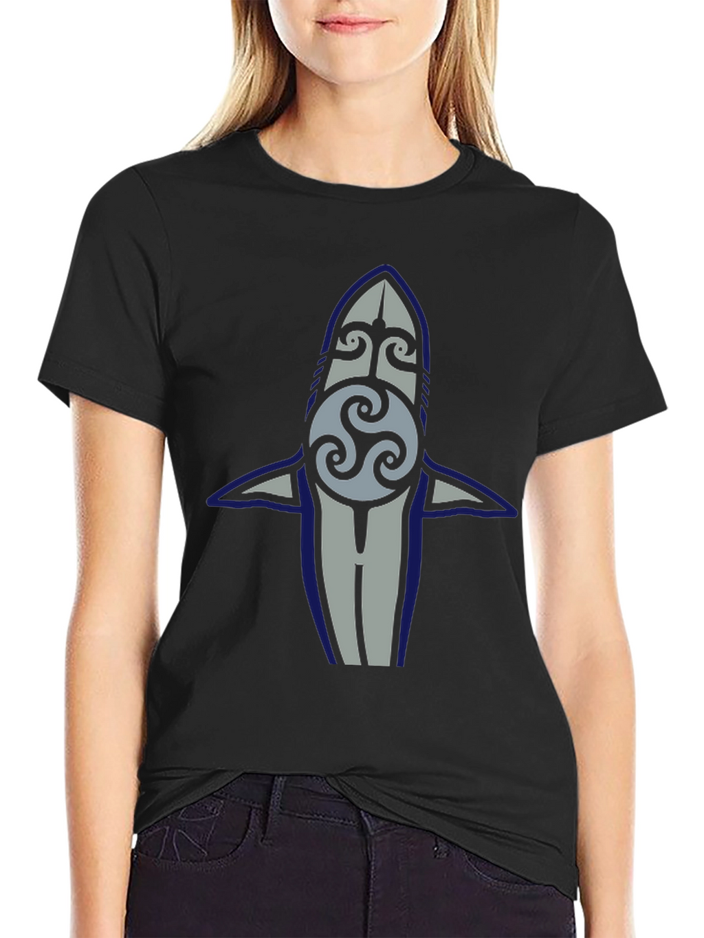 Celtic Shark Graphic T-Shirt