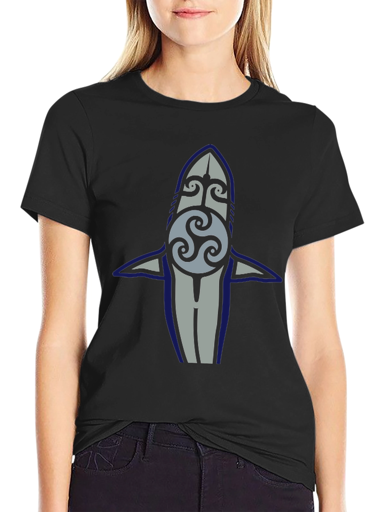 Celtic Shark Graphic T-Shirt