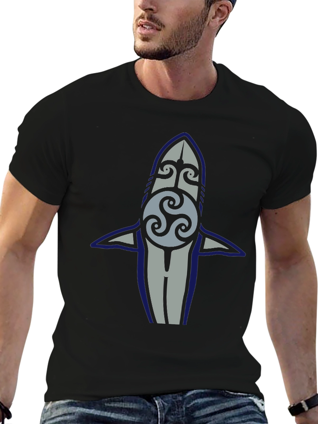 Celtic Shark Graphic T-Shirt