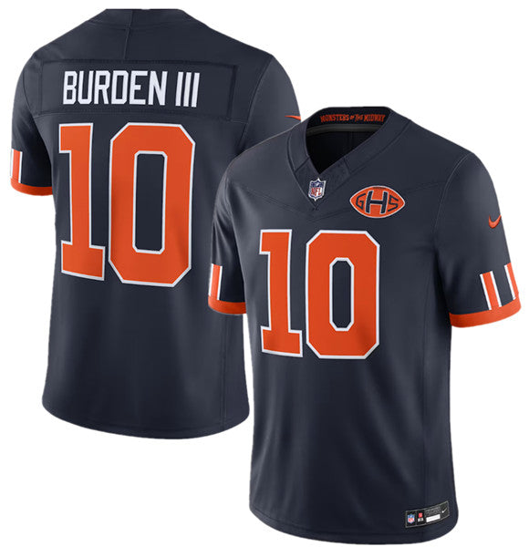 Men's Chicago Bears #10 Luther Burden III Navy 2026 F.U.S.E. Rivalries Collection Limited Football Stitched Jersey