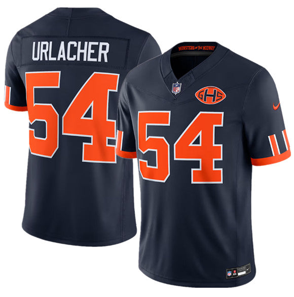 Men's Chicago Bears #54 Brian Urlacher Navy 2026 F.U.S.E. Rivalries Collection Limited Football Stitched Jersey