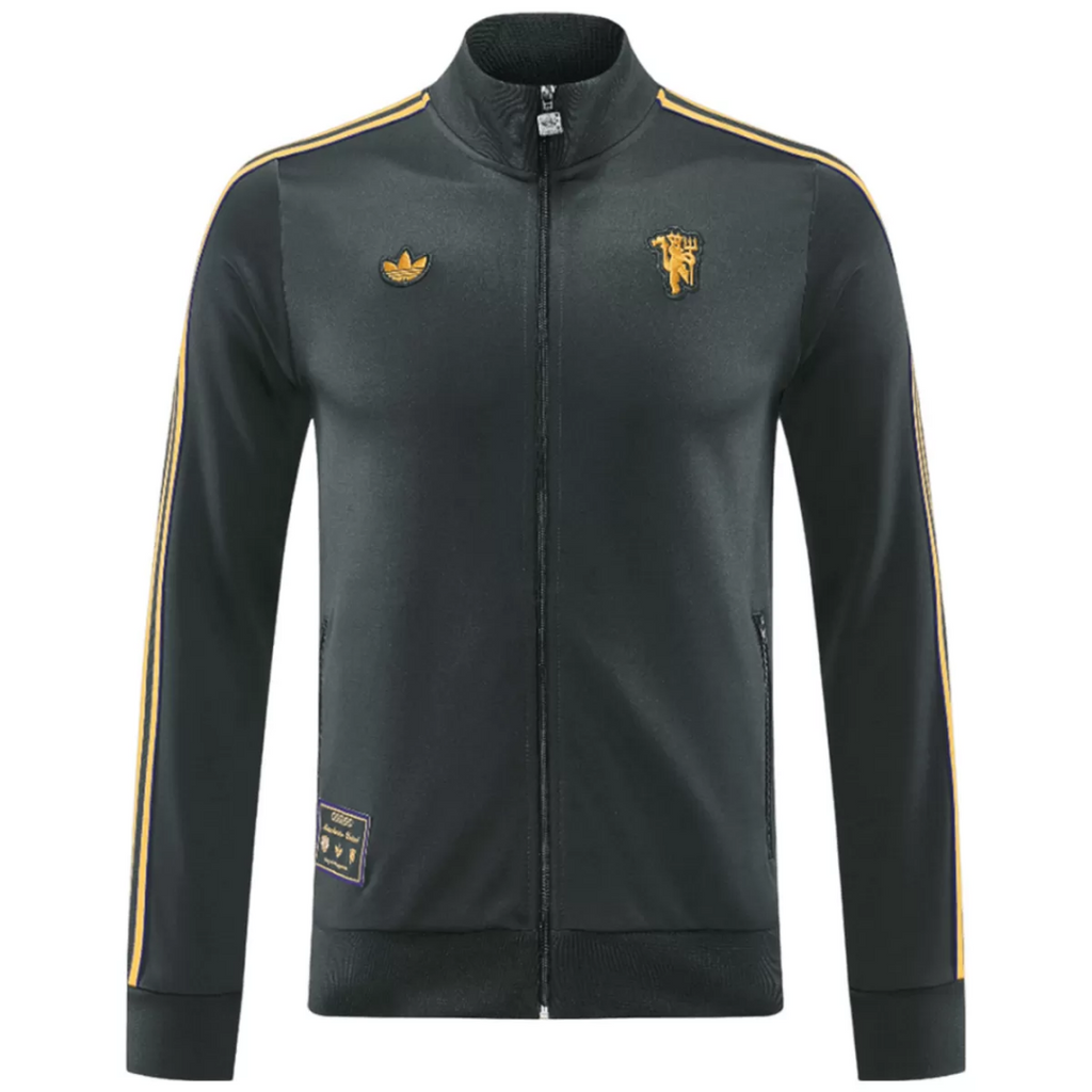 Manchester United Anthem Jacket Black 2025/26