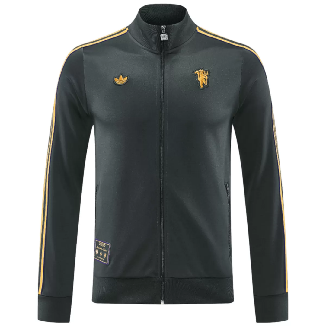Manchester United Anthem Jacket Black 2025/26