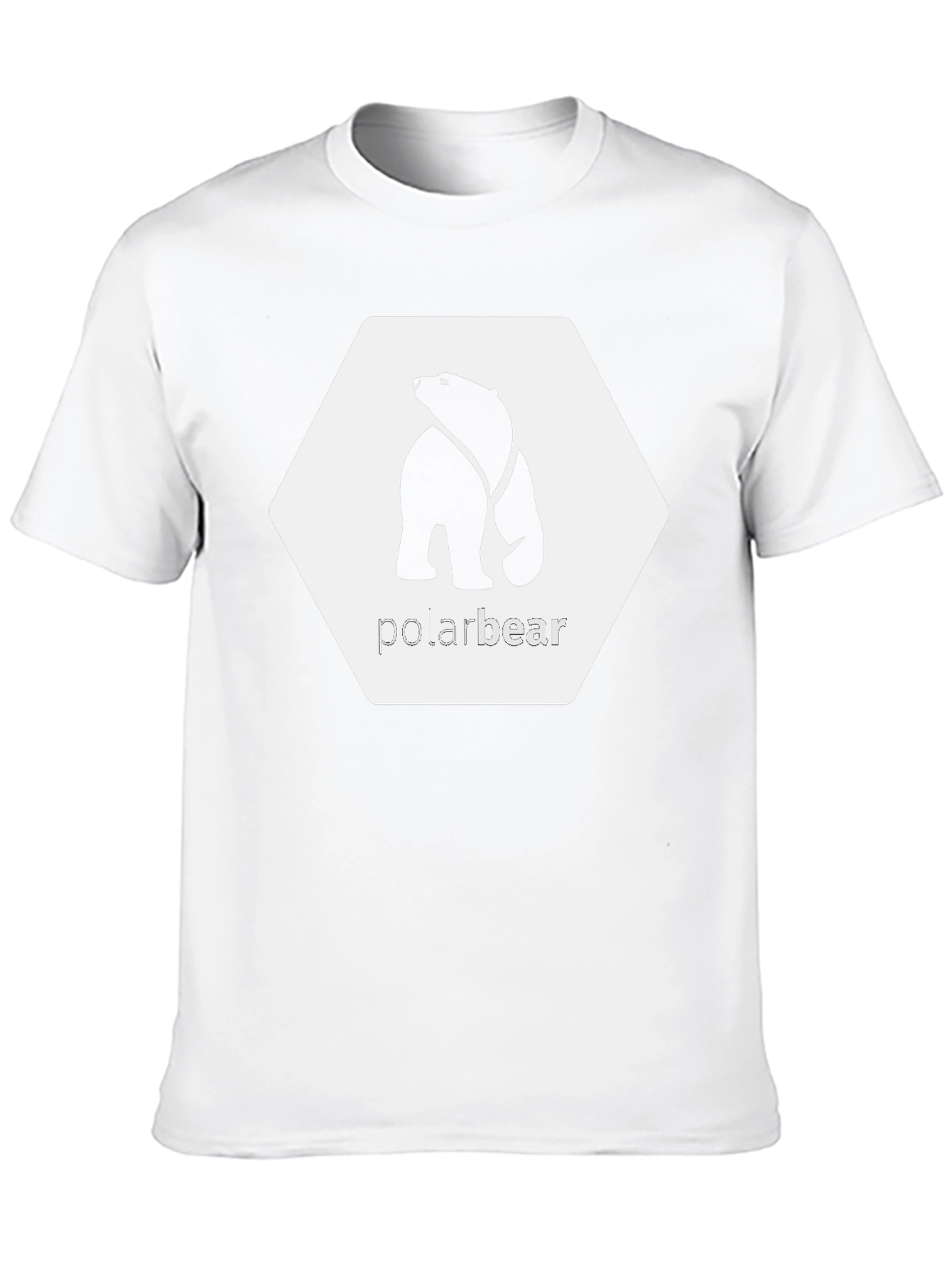 Cool Polar Bear Graphic Tee - Black Cotton T-Shirt