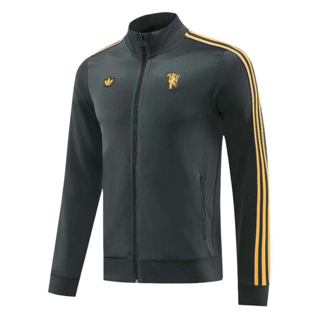 Manchester United Anthem Jacket Black 2025/26