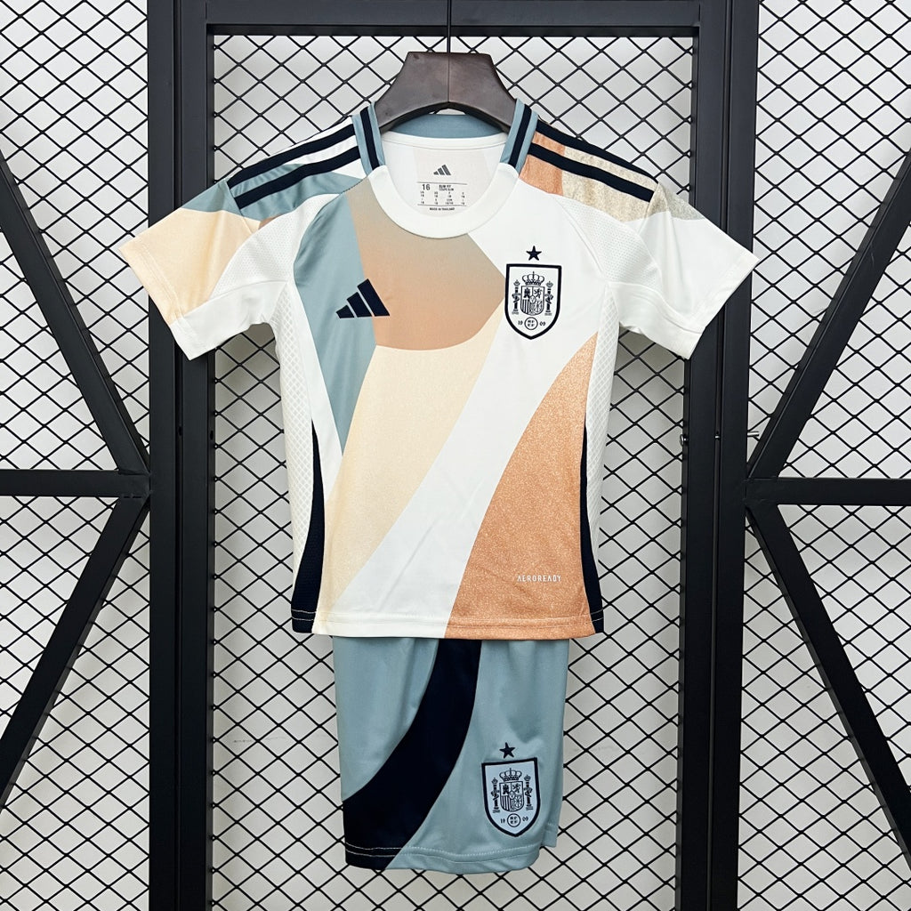 Kid's Spain Away Kit For Women's Euro 2025
