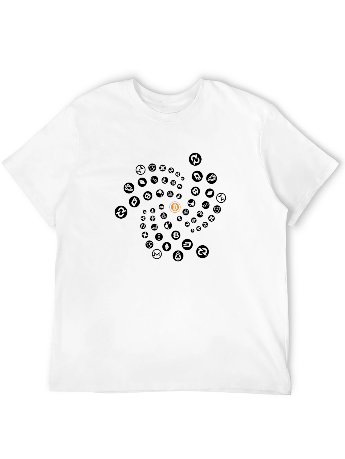 Crypto Swirl Tee - Bitcoin & Altcoin T-Shirt