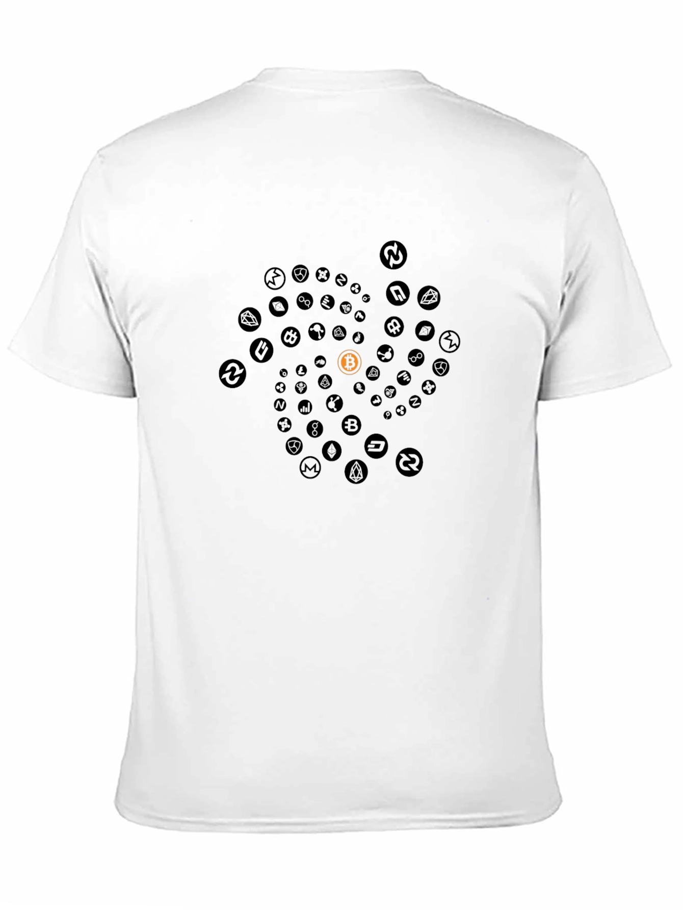 Crypto Swirl Tee - Bitcoin & Altcoin T-Shirt