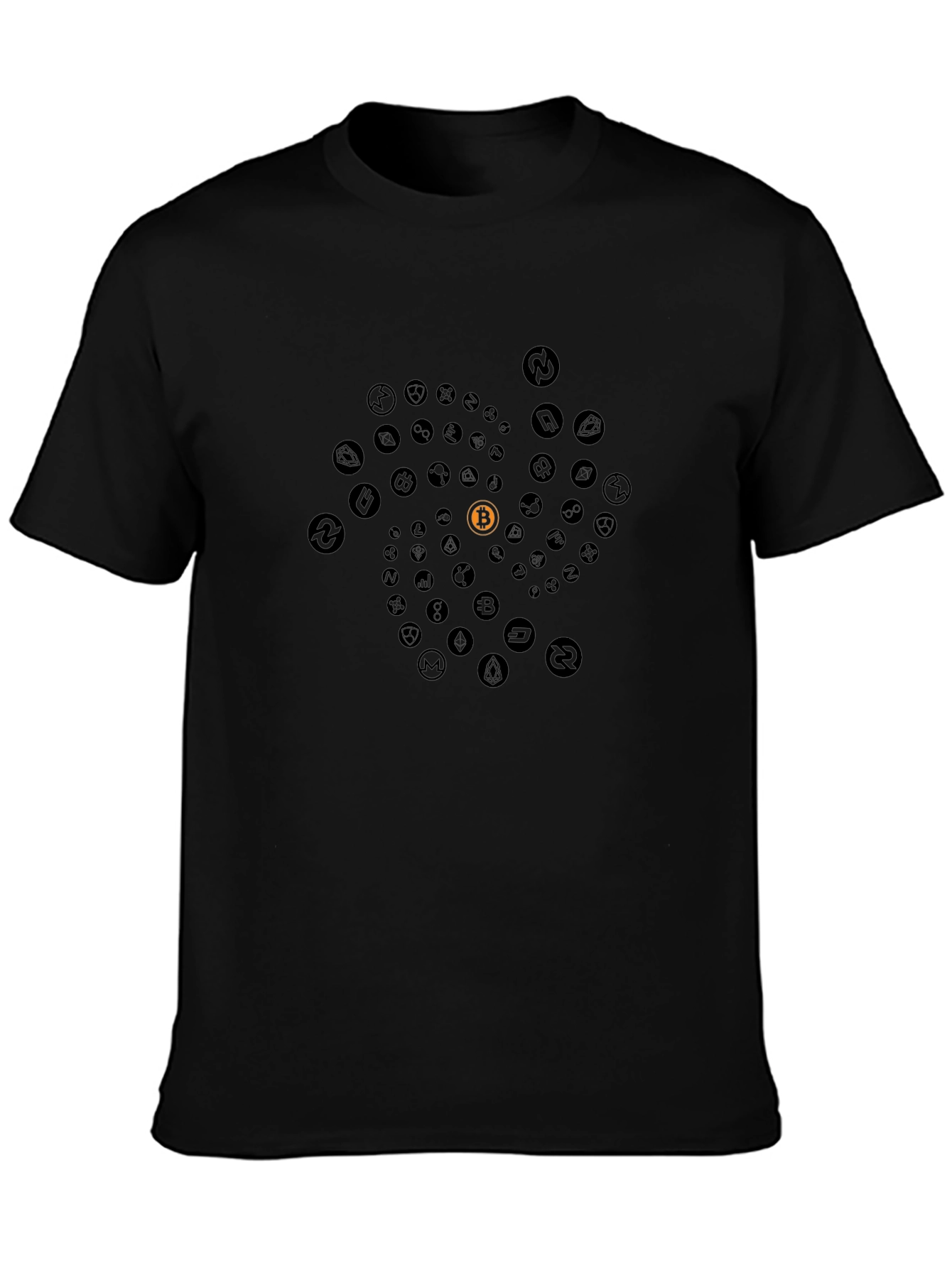 Crypto Swirl Tee - Bitcoin & Altcoin T-Shirt