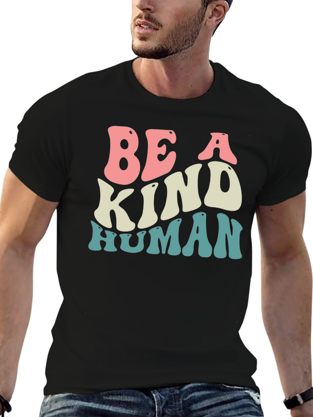 Be A Kind Human Graphic T-Shirt
