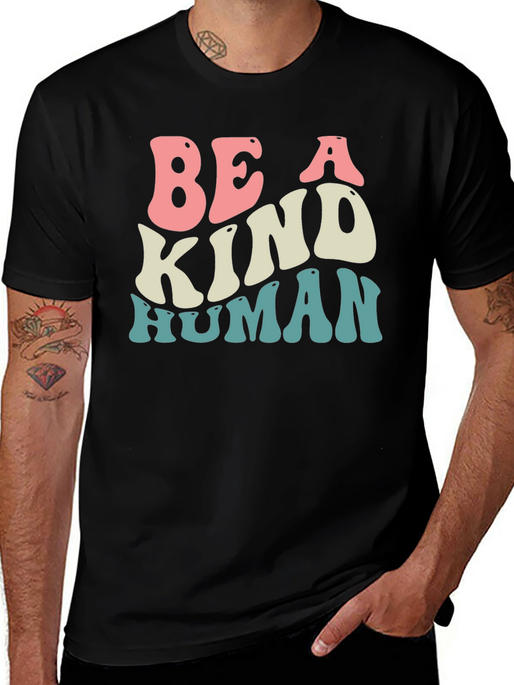 Be A Kind Human Graphic T-Shirt