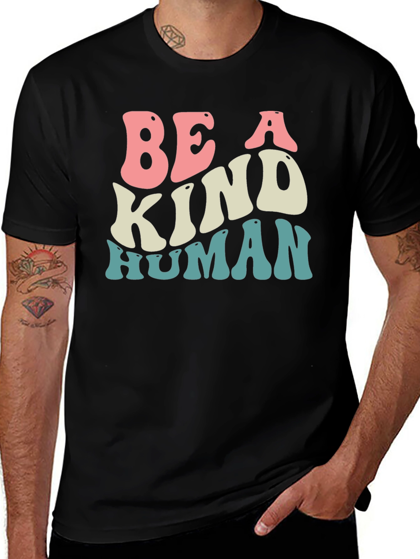 Be A Kind Human Graphic T-Shirt