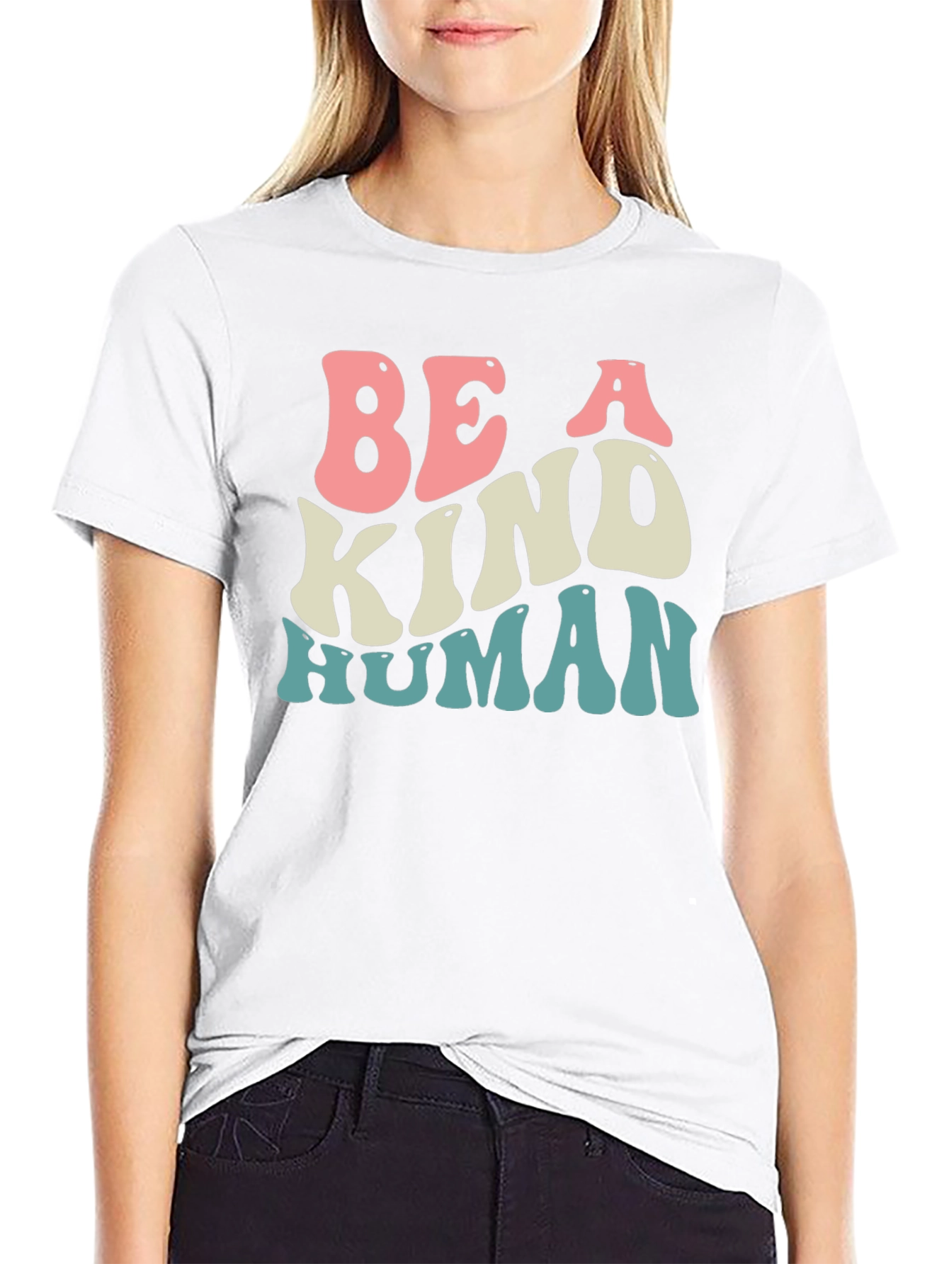 Be A Kind Human Graphic T-Shirt