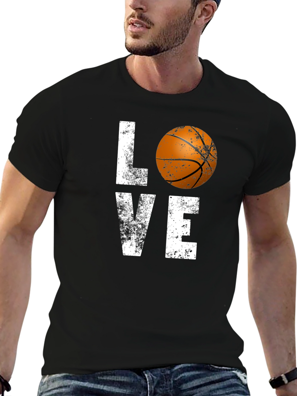 Basketball Love Graphic T-Shirt