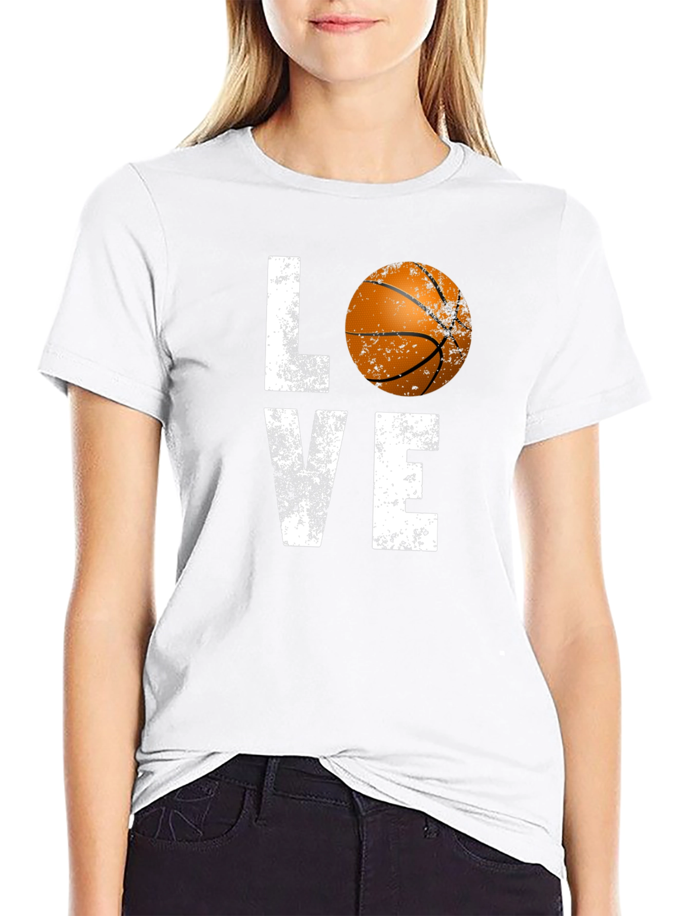 Basketball Love Graphic T-Shirt