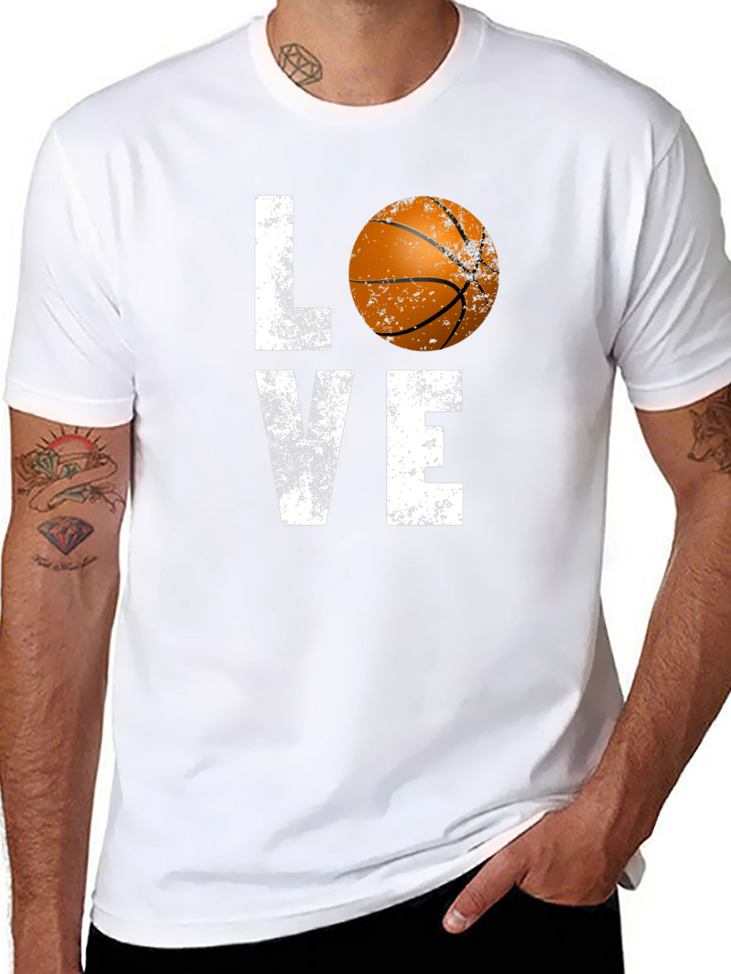 Basketball Love Graphic T-Shirt
