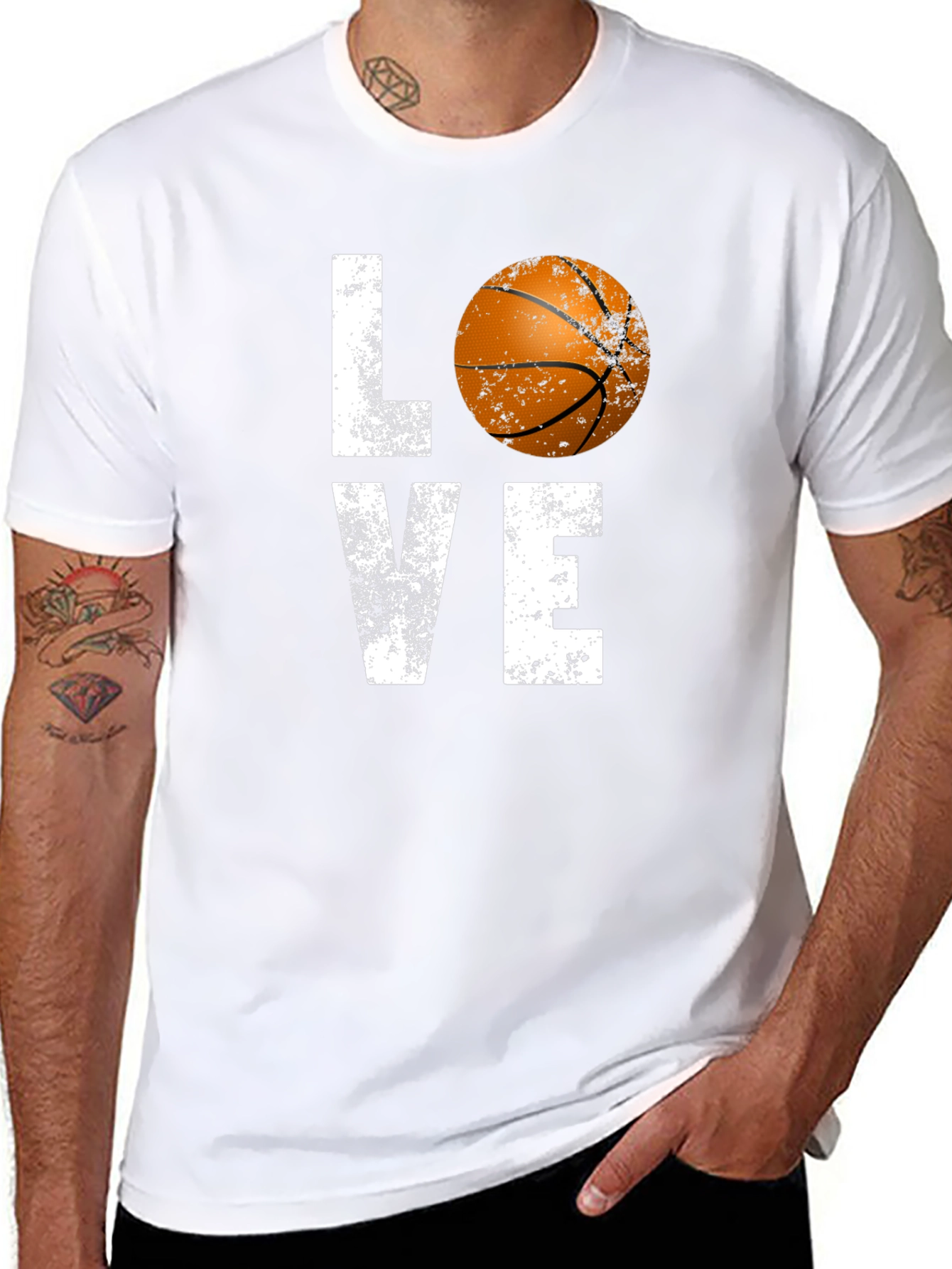 Basketball Love Graphic T-Shirt
