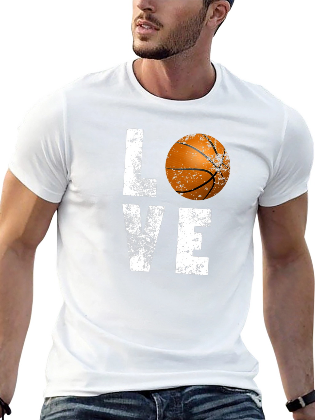Basketball Love Graphic T-Shirt