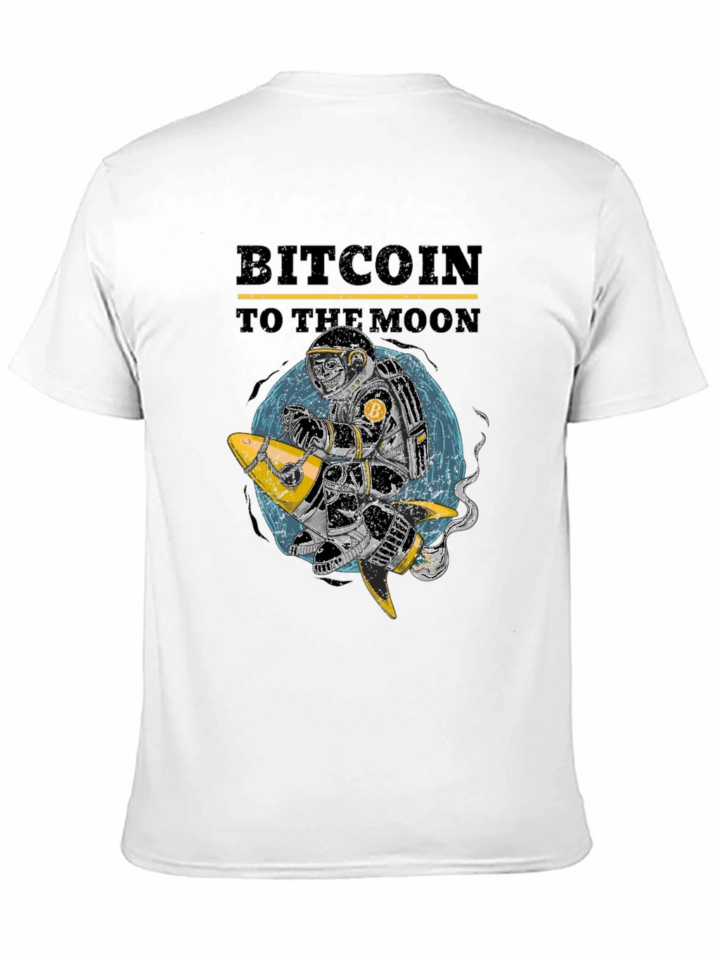 Bitcoin To The Moon Graphic T-Shirt