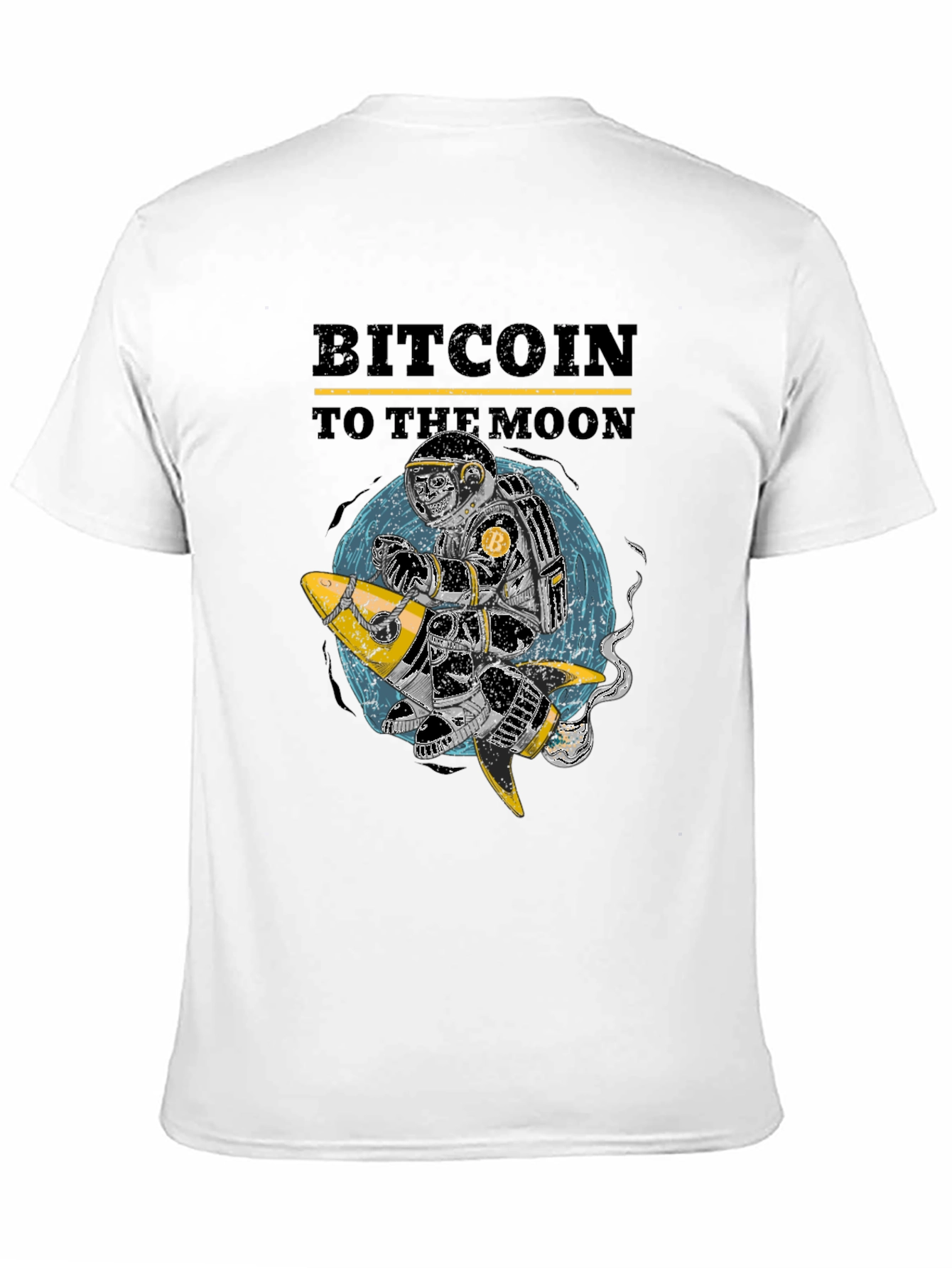 Bitcoin To The Moon Graphic T-Shirt