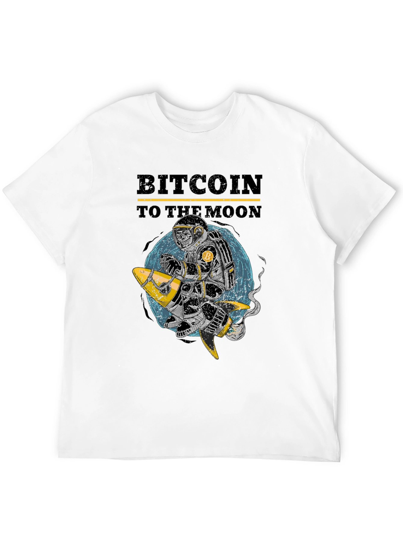 Bitcoin To The Moon Graphic T-Shirt