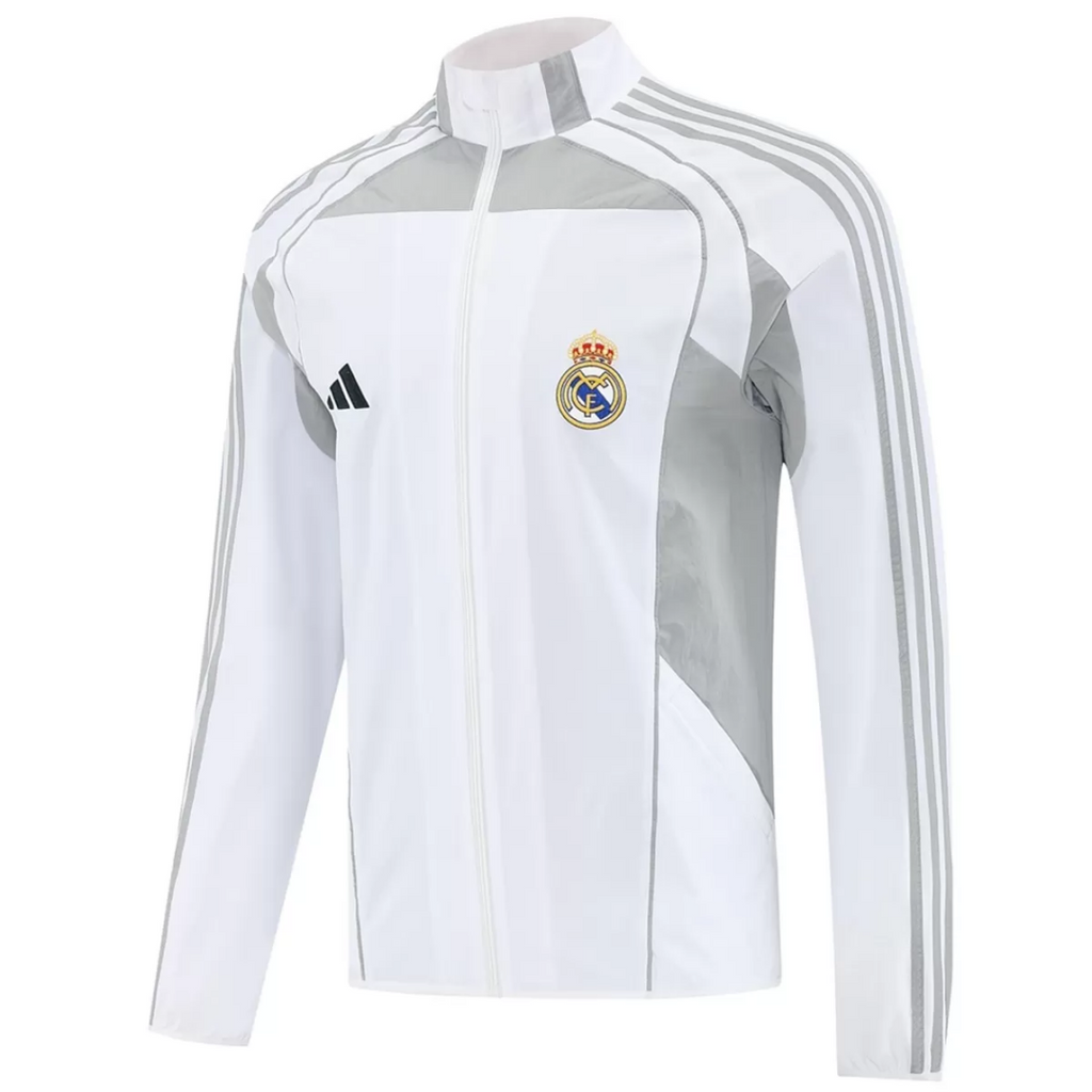 Real Madrid Windbreaker Jacket White 2025/26