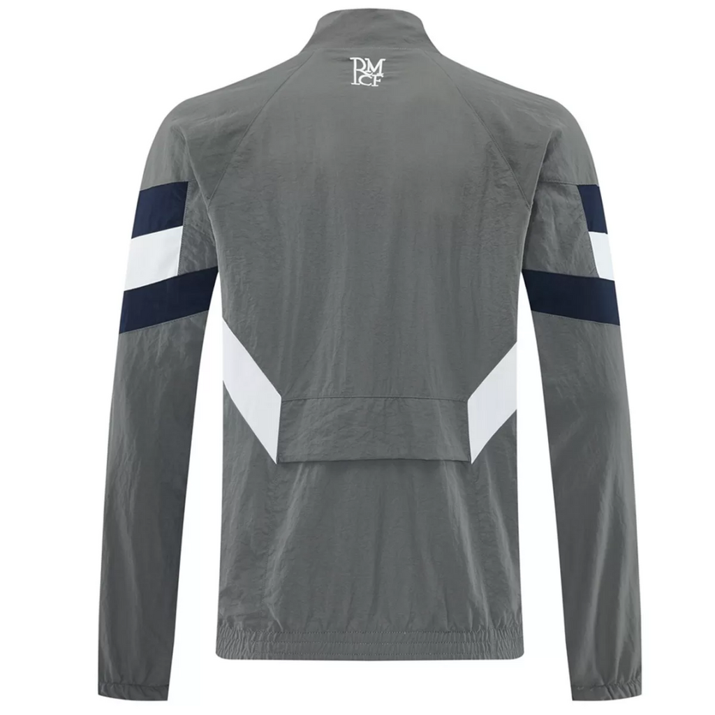 Real Madrid Windbreaker Jacket Gray 2025/26
