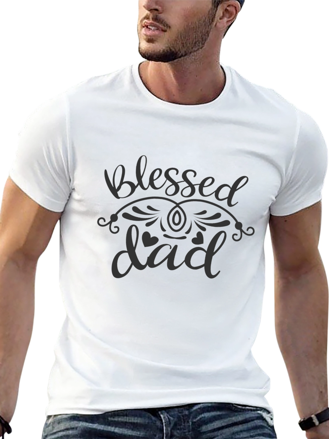 Blessed Dad Graphic T-Shirt - Soft Cotton Tee