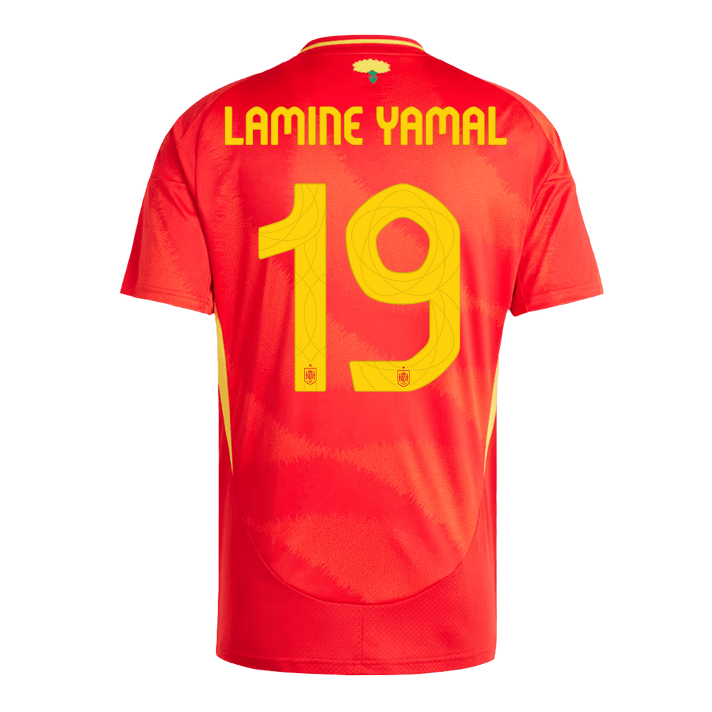 LAMINE YAMAL #19 Spain Home Jersey EURO 2024