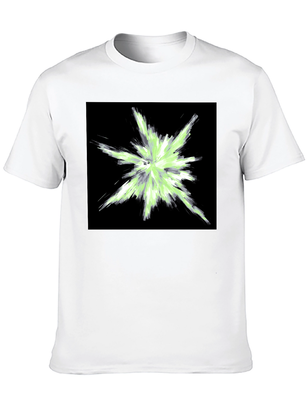 Abstract Graphic Black T-Shirt