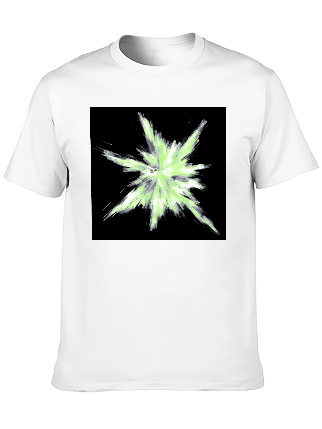 Abstract Graphic Black T-Shirt
