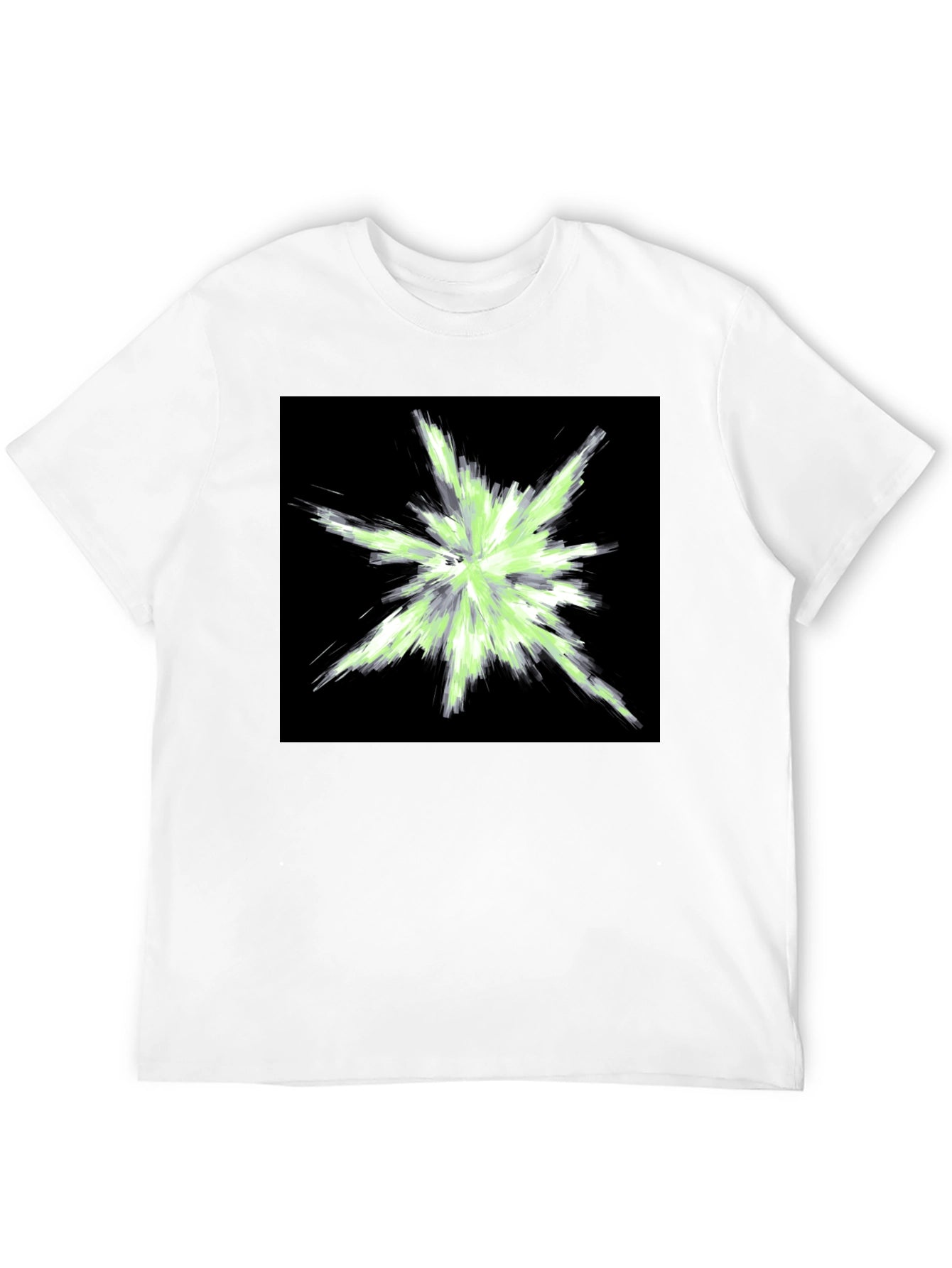 Abstract Graphic Black T-Shirt