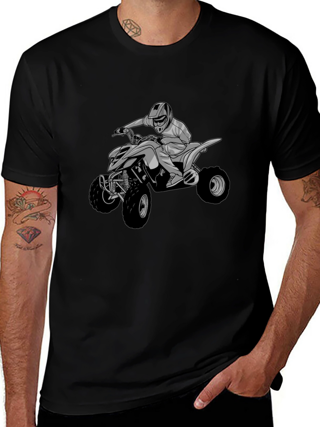 ATV Rider Graphic T-Shirt