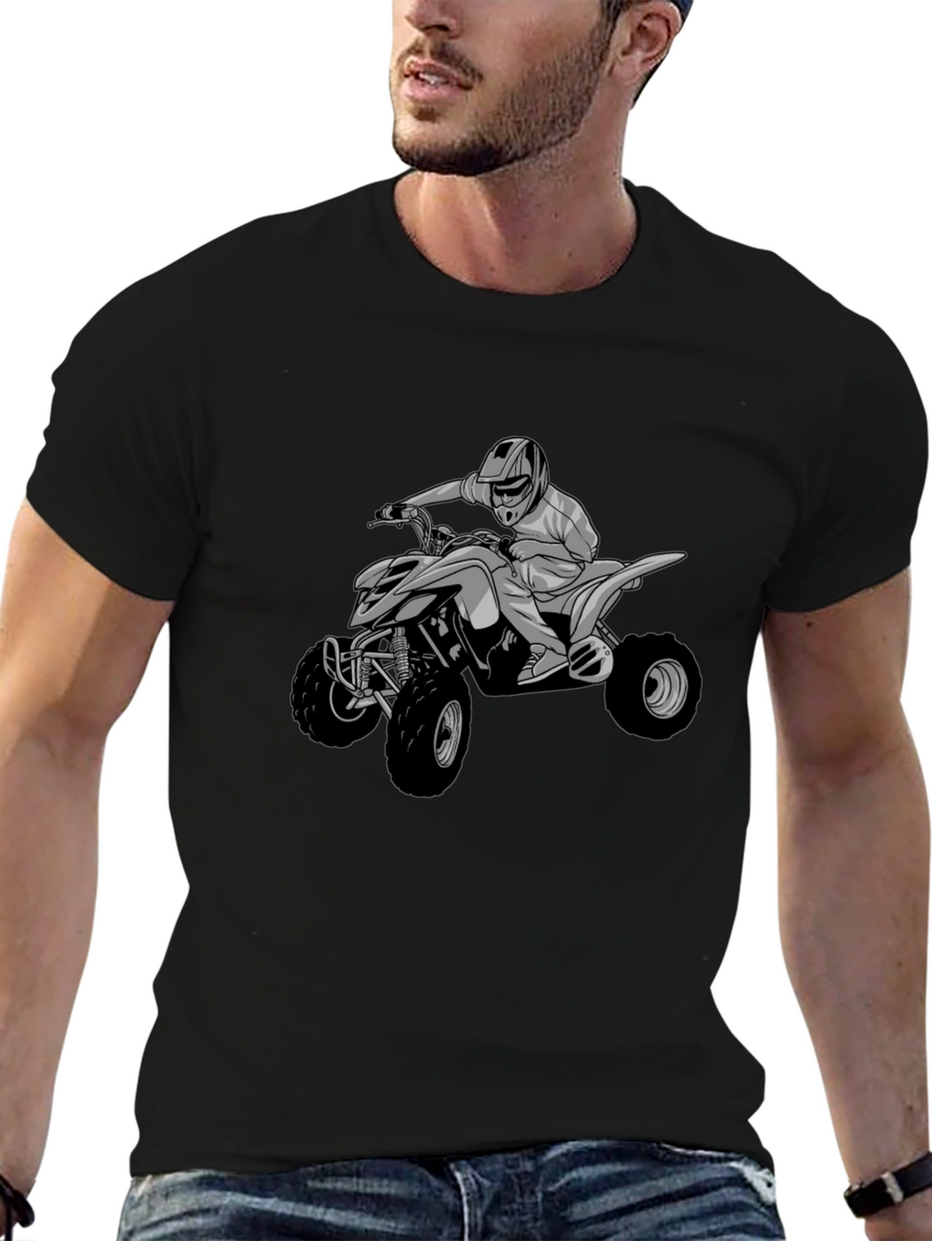 ATV Rider Graphic T-Shirt