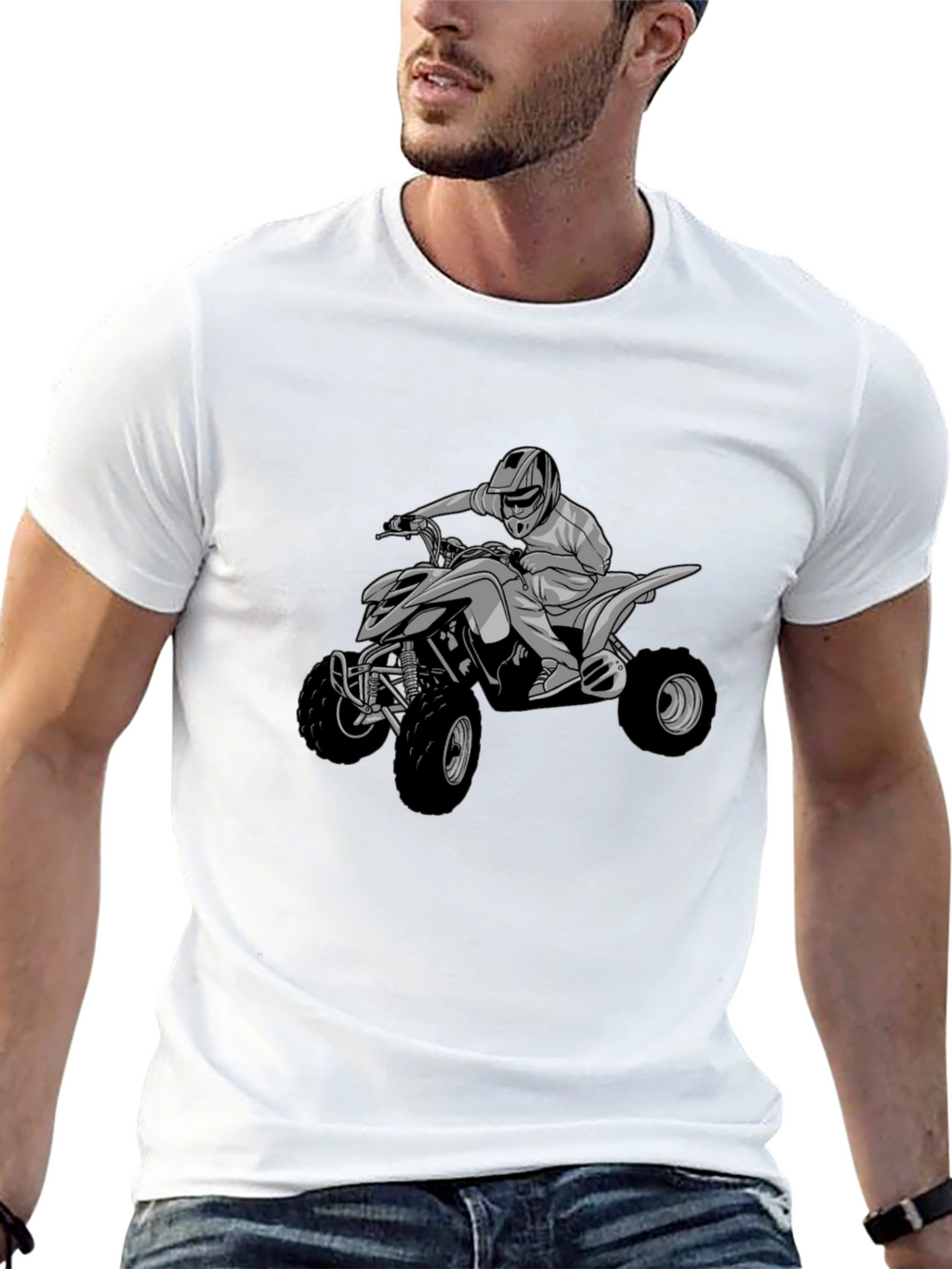 ATV Rider Graphic T-Shirt