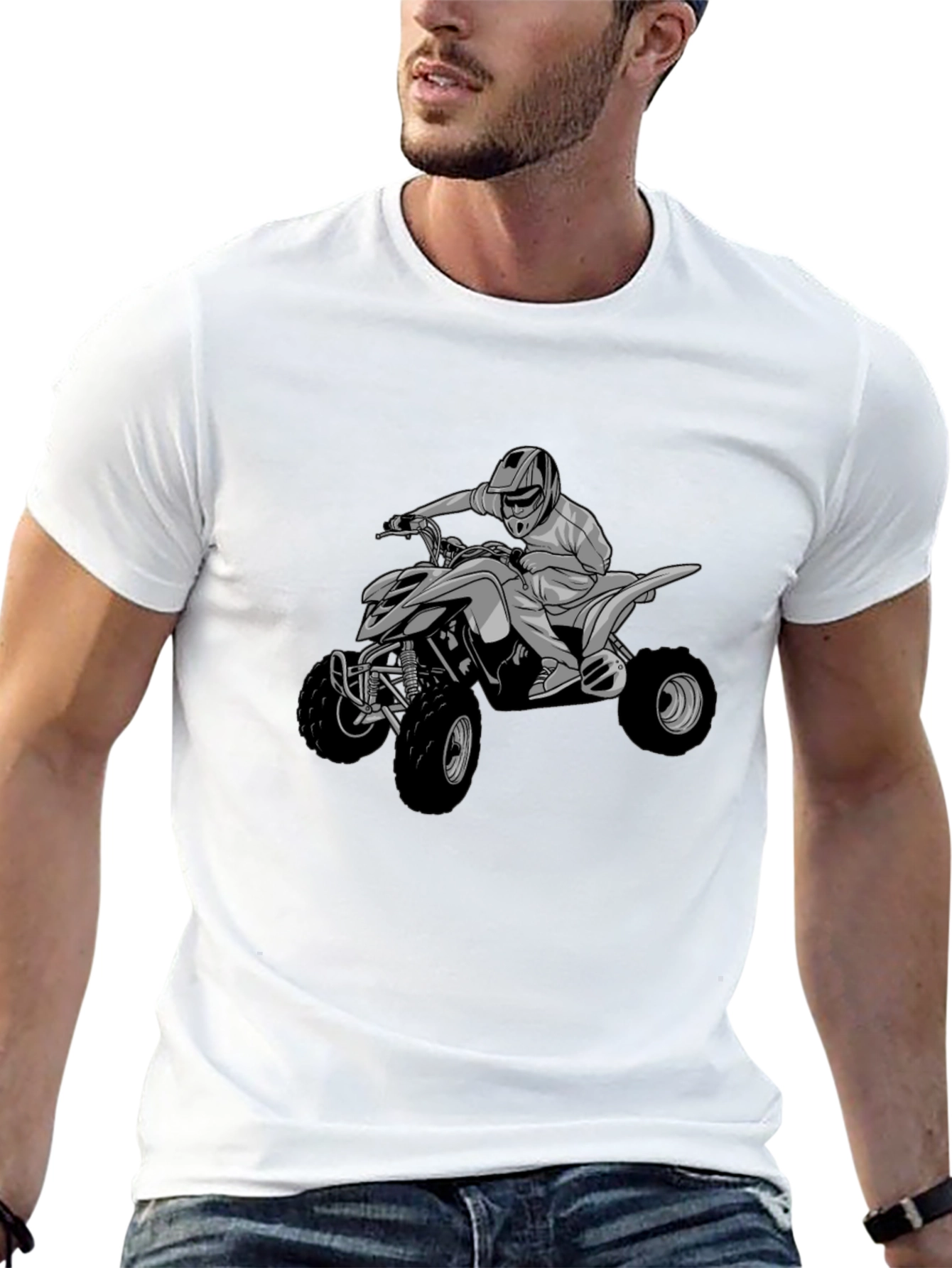 ATV Rider Graphic T-Shirt