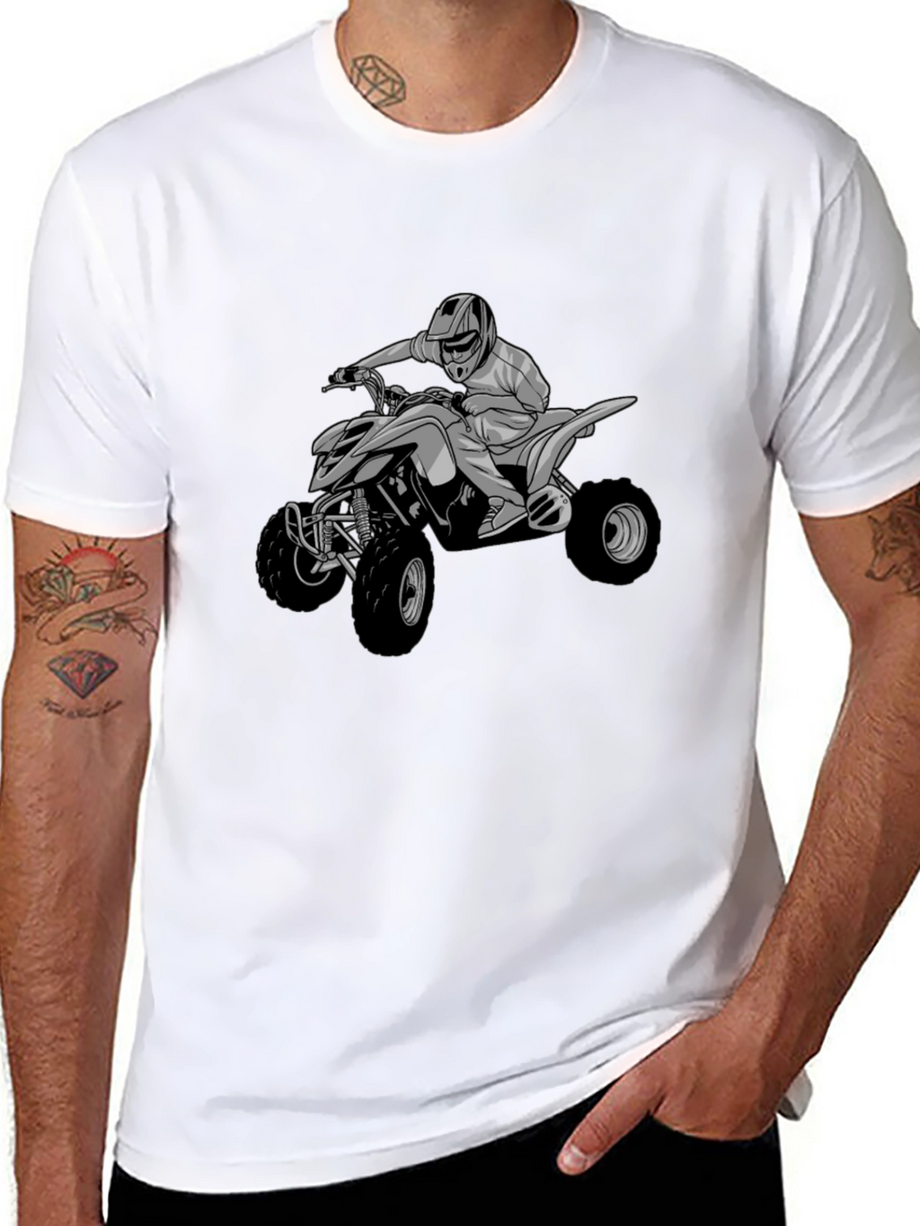 ATV Rider Graphic T-Shirt