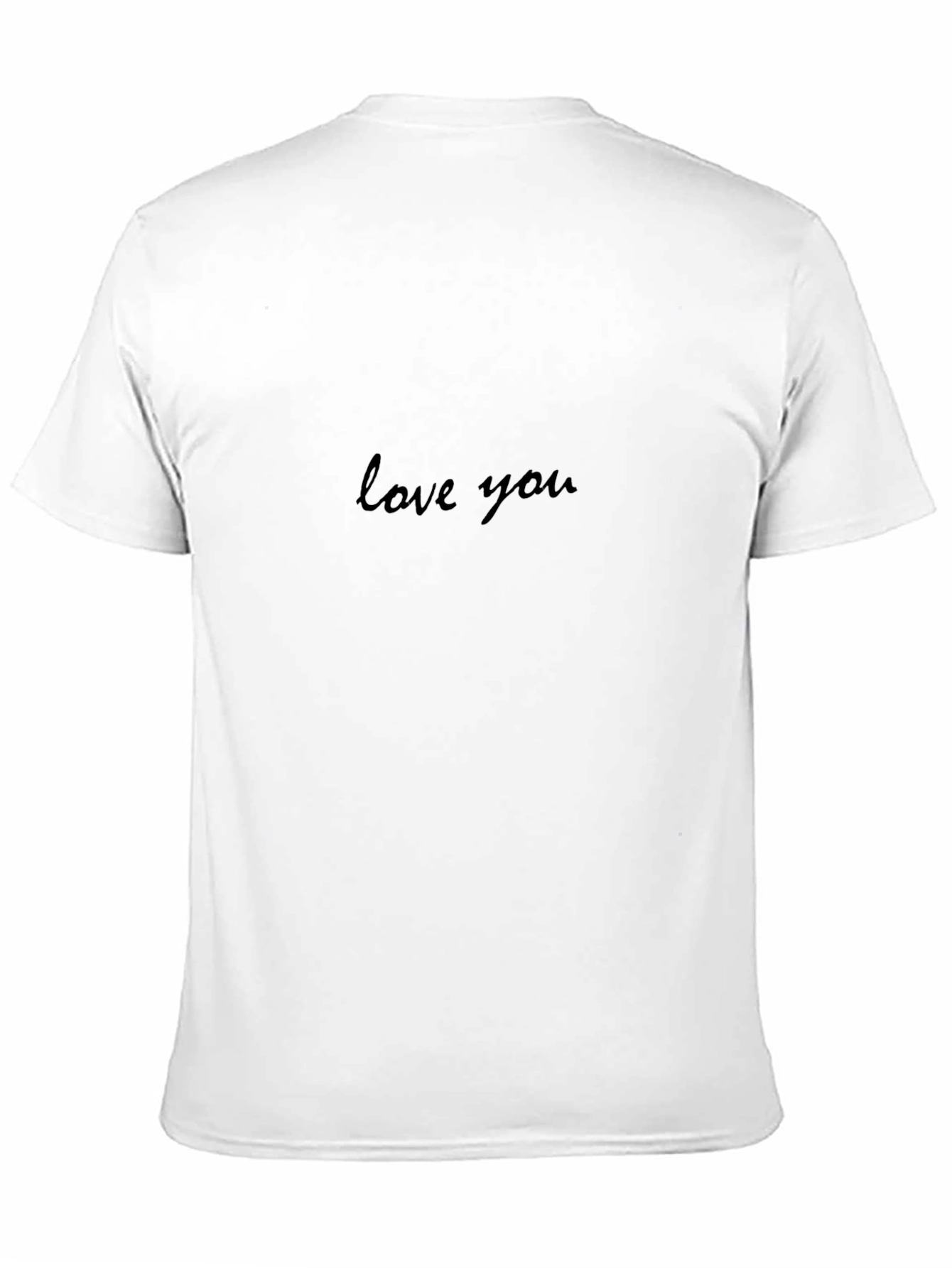 Love You Black Graphic Tee - Stylish & Comfortable