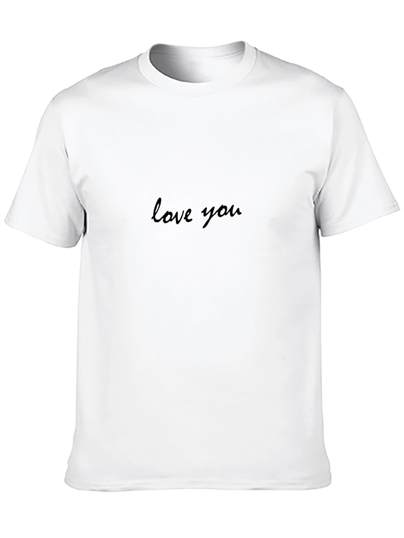Love You Black Graphic Tee - Stylish & Comfortable