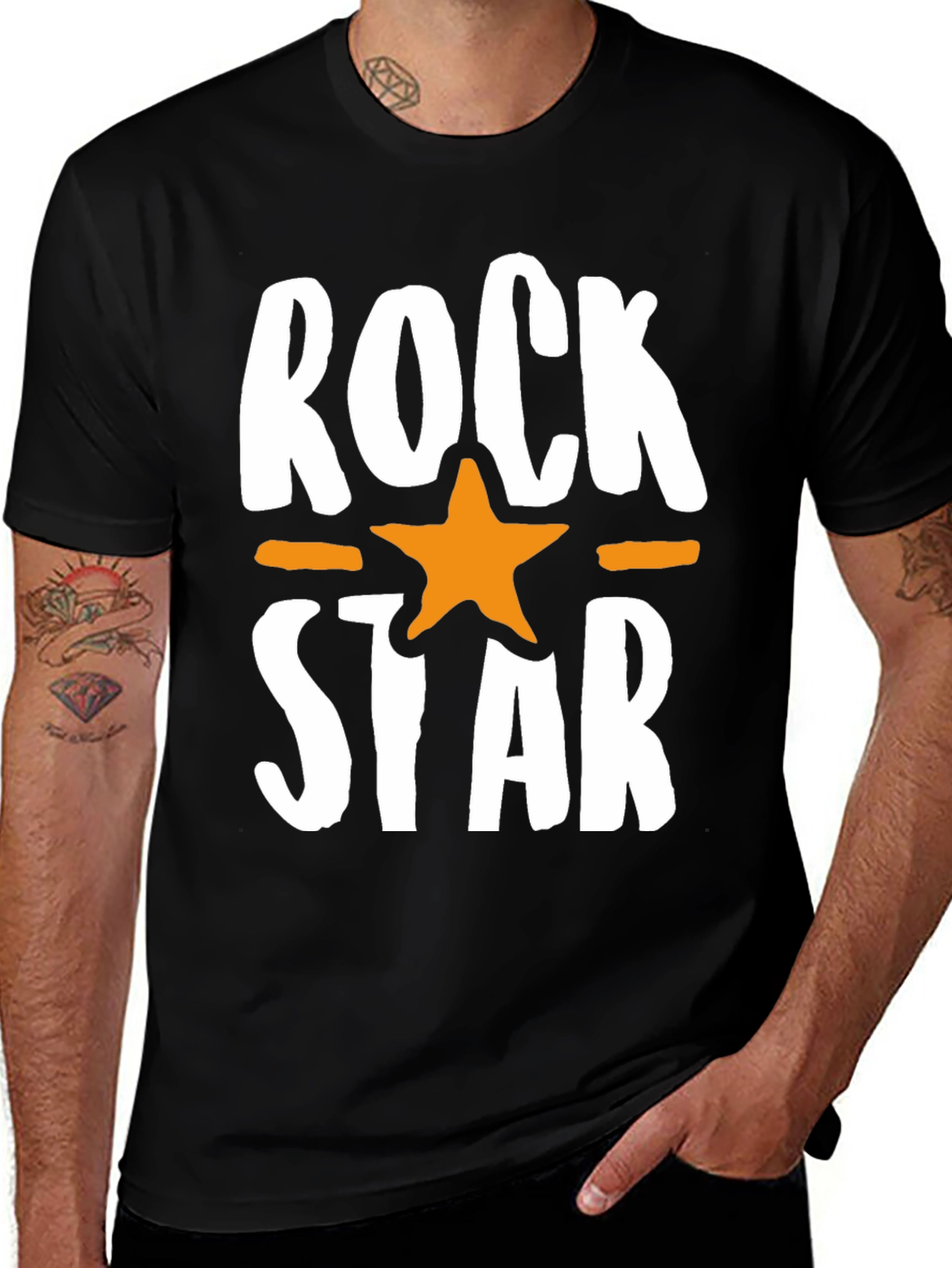Rock Star Graphic Tee - Trendy Casual Style