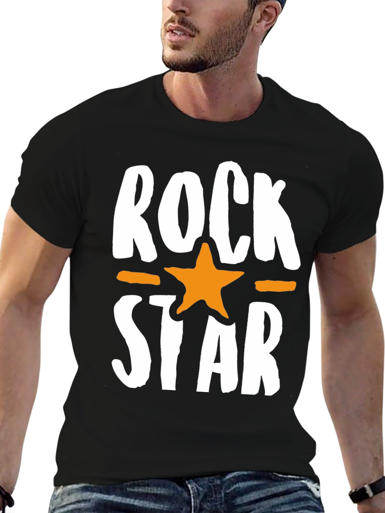 Rock Star Graphic Tee - Trendy Casual Style