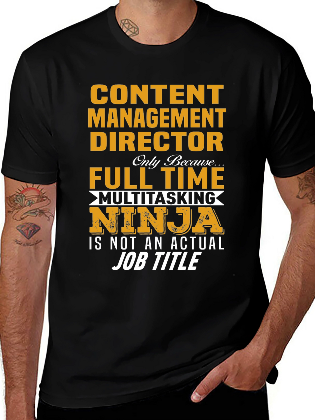 Content Management Director Ninja T-Shirt